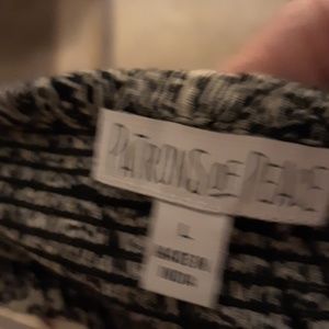 Patrons of Peace Skirts - BLACK AND WHITE MINI SKIRT Patrons of Peace Skirts - BLACK AND WHITE MINI SKIRT